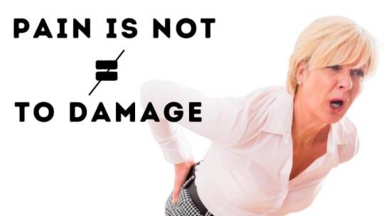 Pain is not always equal damage