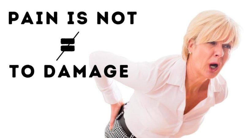 Pain is not always equal damage