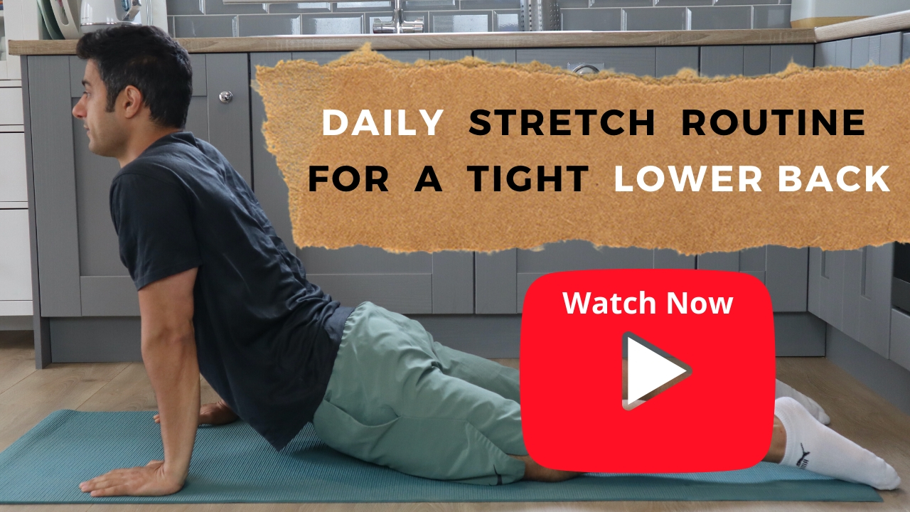 daily stretch routine for a tight lower back